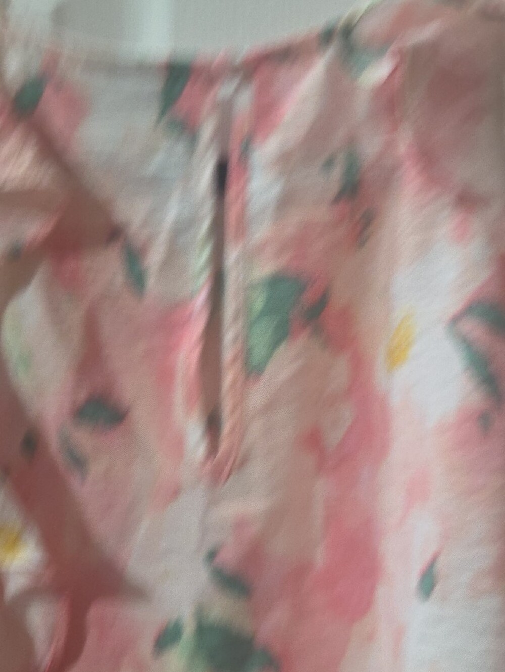 a new day Pink Floral Ruffle Shell Top - Picture 8 of 8